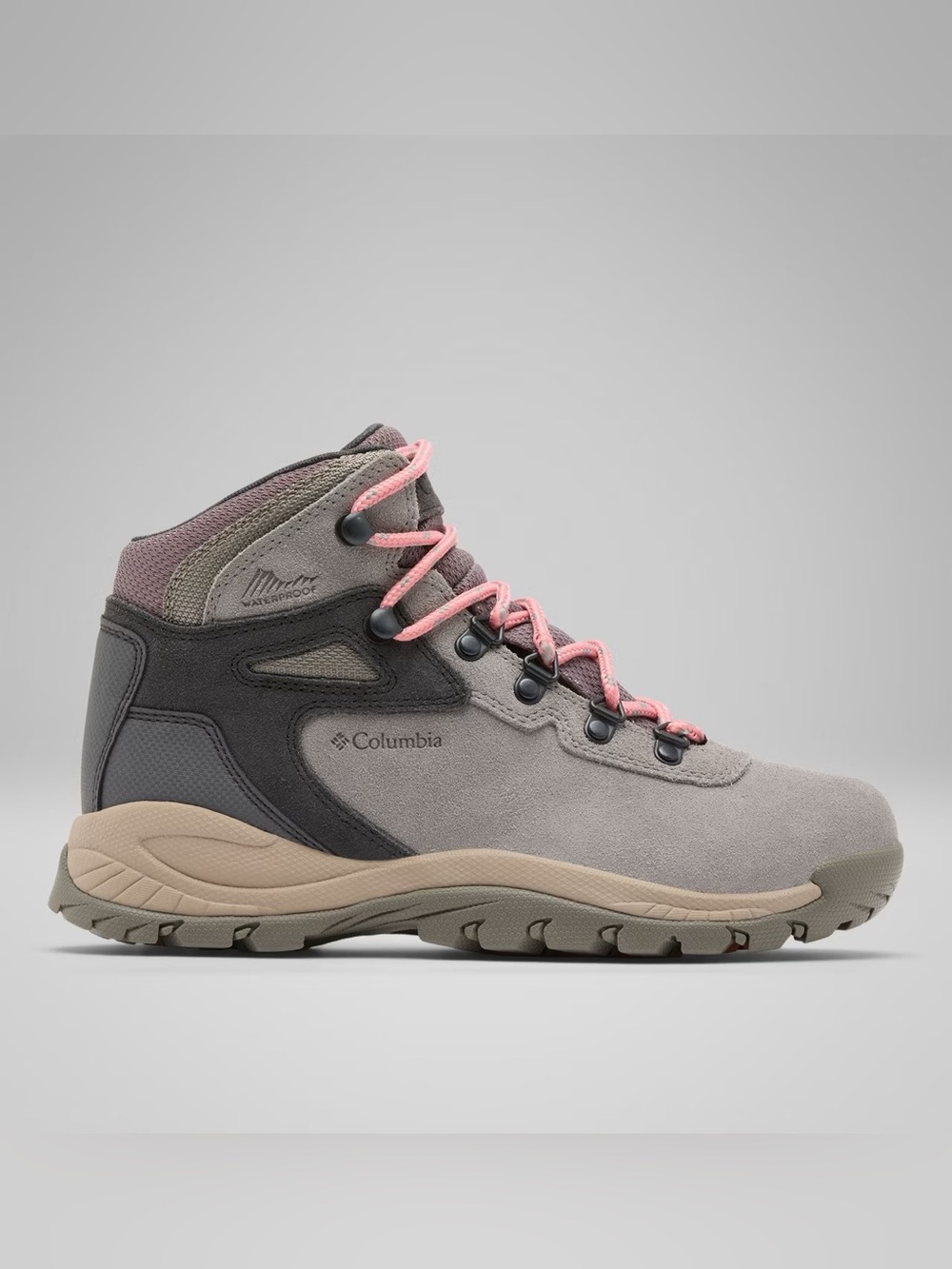Columbia Women's Lace-Up Hiking Boot with Pink Laces